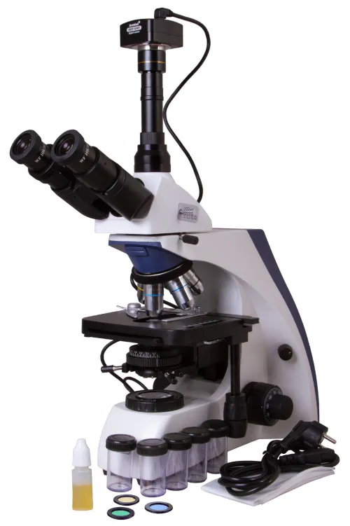 photo Levenhuk MED D30T Digital Trinocular Microscope,  2
