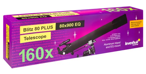 picture Levenhuk Blitz 80 PLUS Telescope,  12