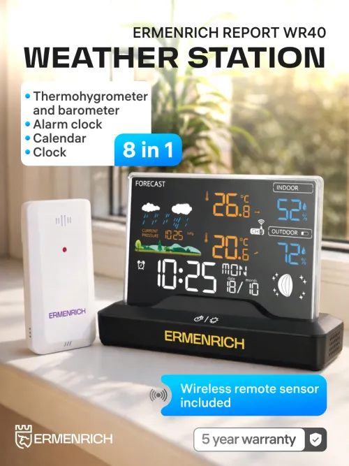 photograph Ermenrich Report WR40 Weather Station,  11