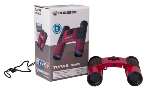 photograph Bresser Topas 10x25 Binoculars,  7