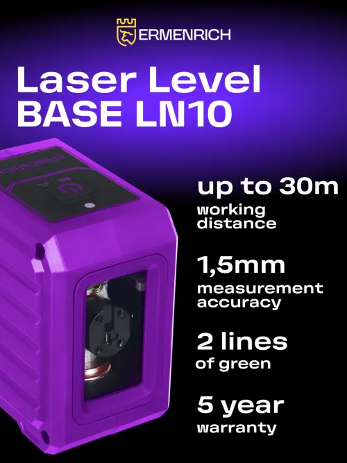 photograph Ermenrich BASE LN10 Laser Level,  10