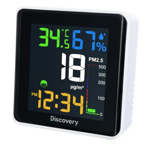 photograph Levenhuk Discovery Report WA30 Weather Station with Air Particulate Monitor,  3