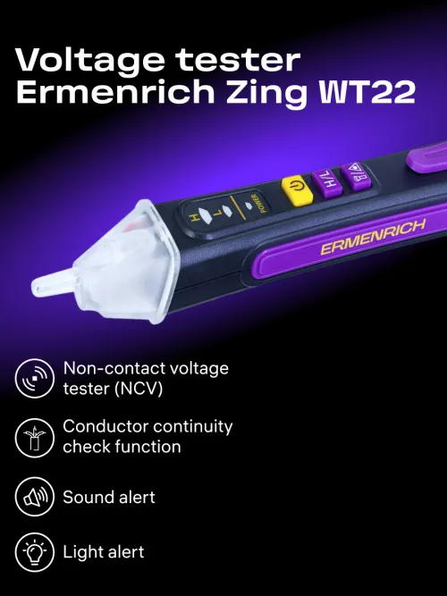 picture Ermenrich Zing WT22 Voltage Tester,  7