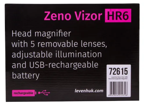 image Levenhuk Zeno Vizor HR6 Head Rechargeable Magnifier,  13