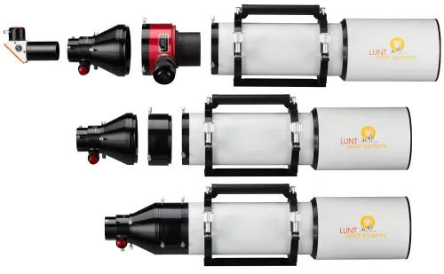 photograph LUNT LS130THa/B1800 H-alpha Solar Telescope,  5