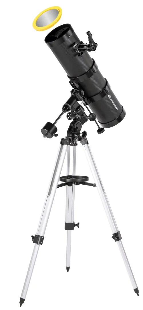 photograph Bresser Spica 130/1000 EQ3 Telescope with filter set,  7