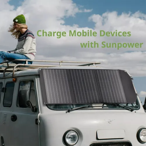 image Bresser Mobile Solar Charger 90 Watt with USB,  4