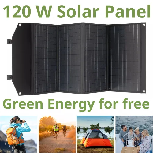 image Bresser Mobile Solar Charger 120 Watt with USB,  2