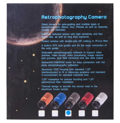 photograph Bresser Full HD Deep-Sky Camera and Guider 1.25",  8