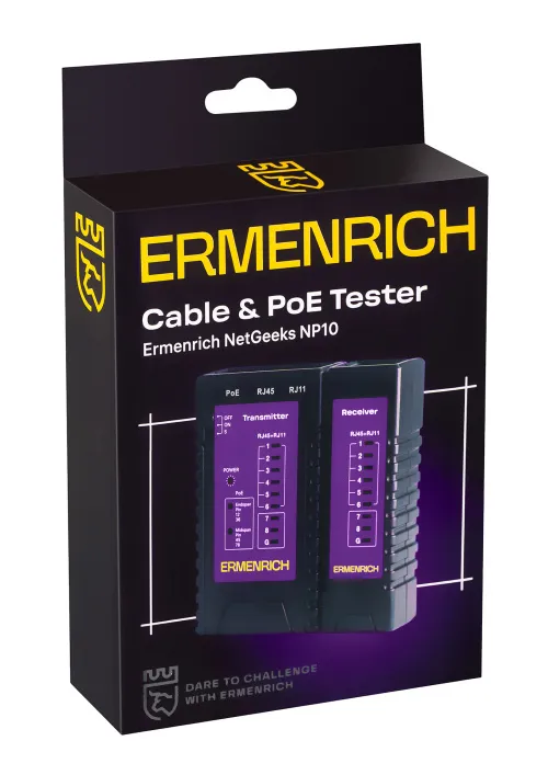 photograph Ermenrich NetGeeks NP10 Cable & PoE Tester,  7