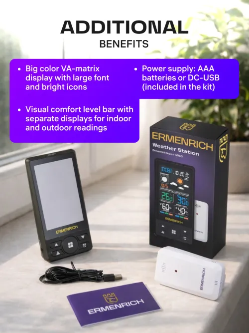 picture Ermenrich Report WR50 Weather Station,  17