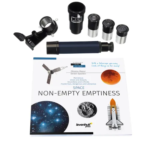 picture Levenhuk Discovery Spark 769 EQ Telescope with book,  3