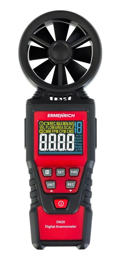 photo Ermenrich Seek DN20 Digital Anemometer,  3