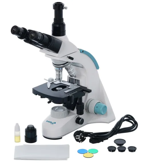 photo Levenhuk 950T DARK Trinocular Microscope,  2