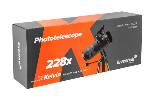 photograph Levenhuk Kelvin Nova PLUS 114/500 Phototelescope,  18
