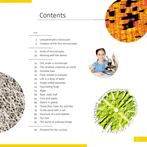 photo Levenhuk Discovery Atto Polar digital microscope with book,  4