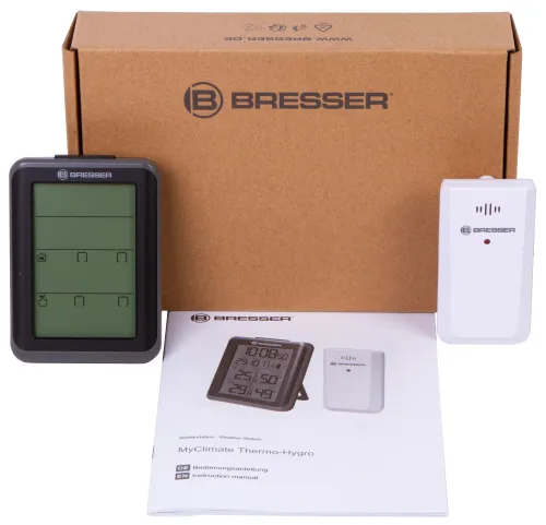 photograph Bresser MyClimate Thermo/Hygrometer Clock, white,  4