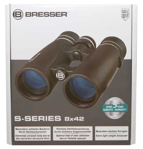 photograph Bresser S-Series 8x42 Binoculars,  12