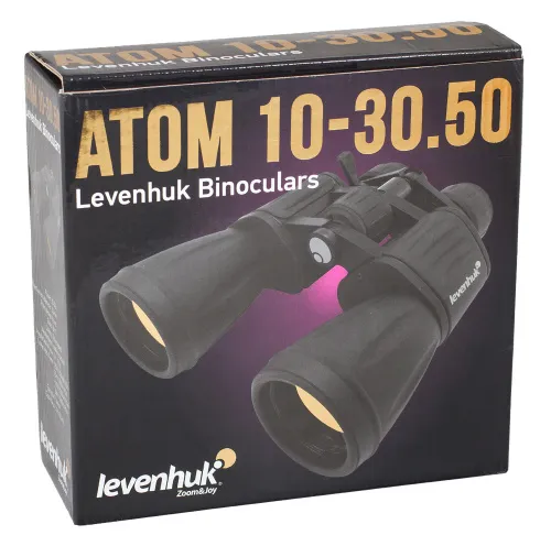photo Levenhuk Atom 10–30x50 Binoculars,  10