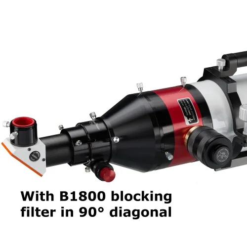 photograph LUNT LS130THa/B1800 H-alpha Solar Telescope,  2