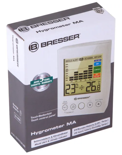 picture Bresser Mould Alert Hygrometer, white,  8