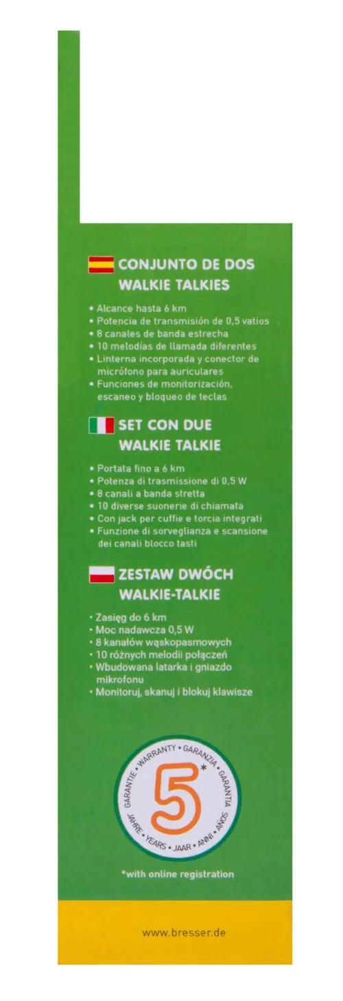 photograph Bresser National Geographic FM Walkie Talkie Set,  13