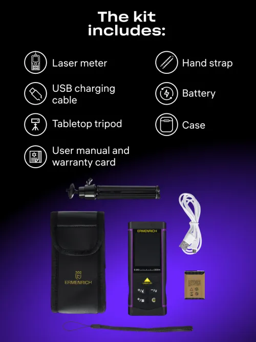 photograph Ermenrich PRO LR200 Laser Meter, with camera,  13