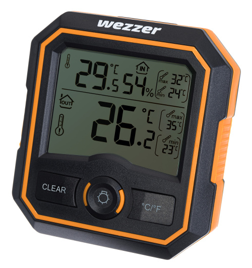 Tresor Termometro Ambiente Wezzer Base L50, Termometro ad Alcool, Termometro Infrarossi, Termometro Mercurio