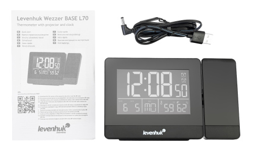 Termometro Levenhuk Wezzer BASE L70 con proiettore e orologio – compra  online – Vendita all'ingrosso di ottiche Levenhuk