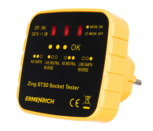 photograph Ermenrich Zing ST30 Socket Tester