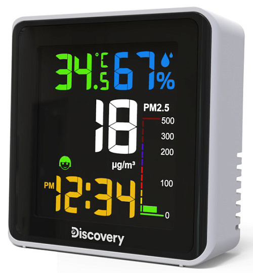 photograph Levenhuk Discovery Report WA30 Weather Station with Air Particulate Monitor