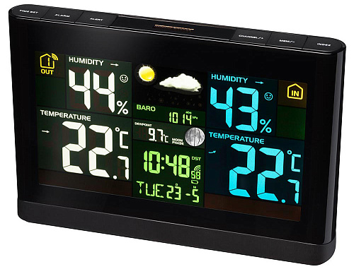 image Bresser Weather Station with Colour Display, black